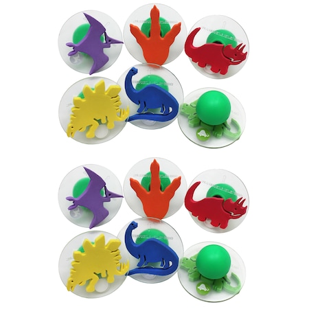 Ready 2 Learn Giant Stampers, Dinosaurs, 6 Pieces, PK2 CE6763